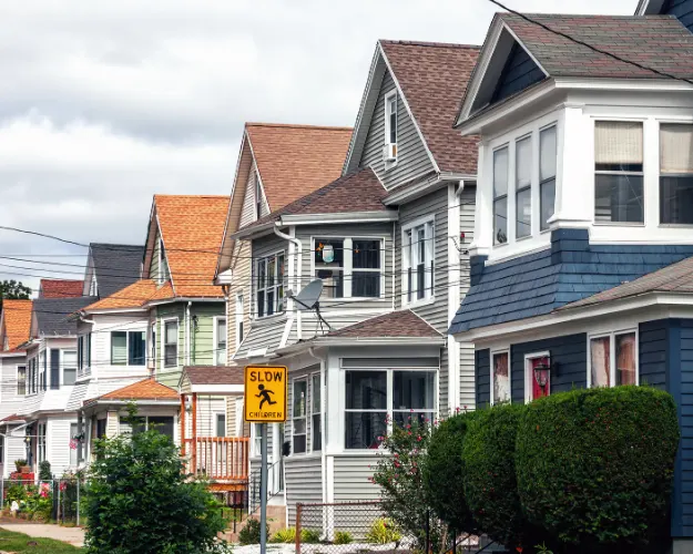 Colorful Houses Street